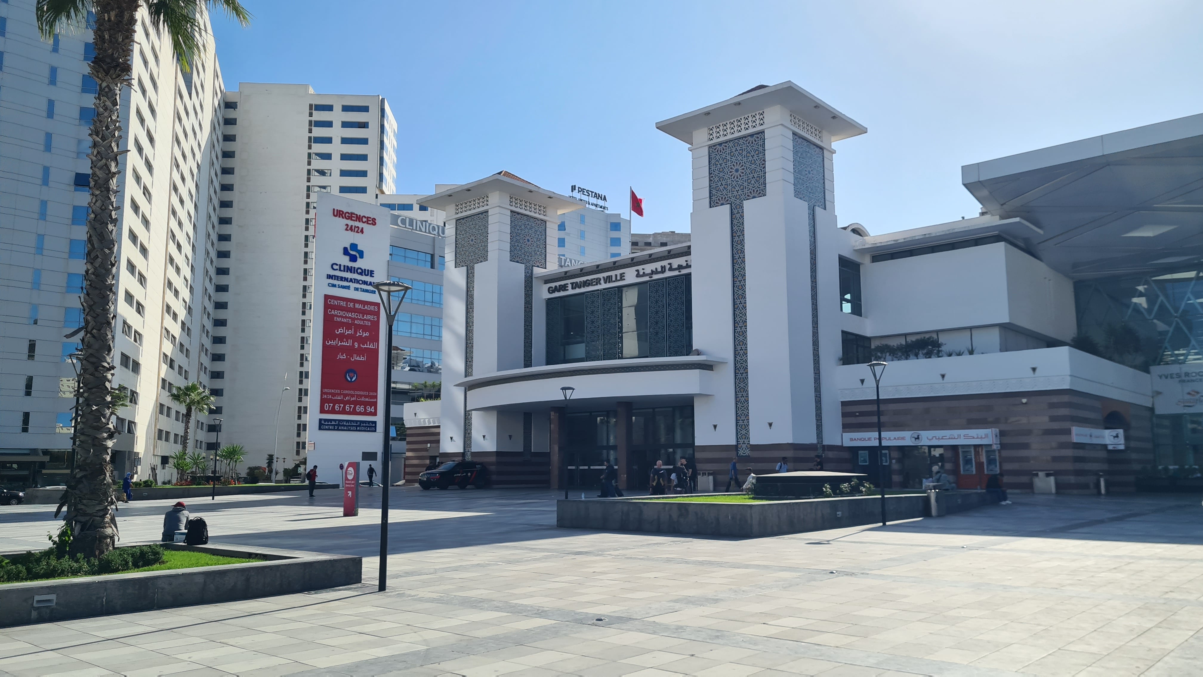 Tanger Hauptbahnhof mit Zugverbindungen nach ganz Marokko